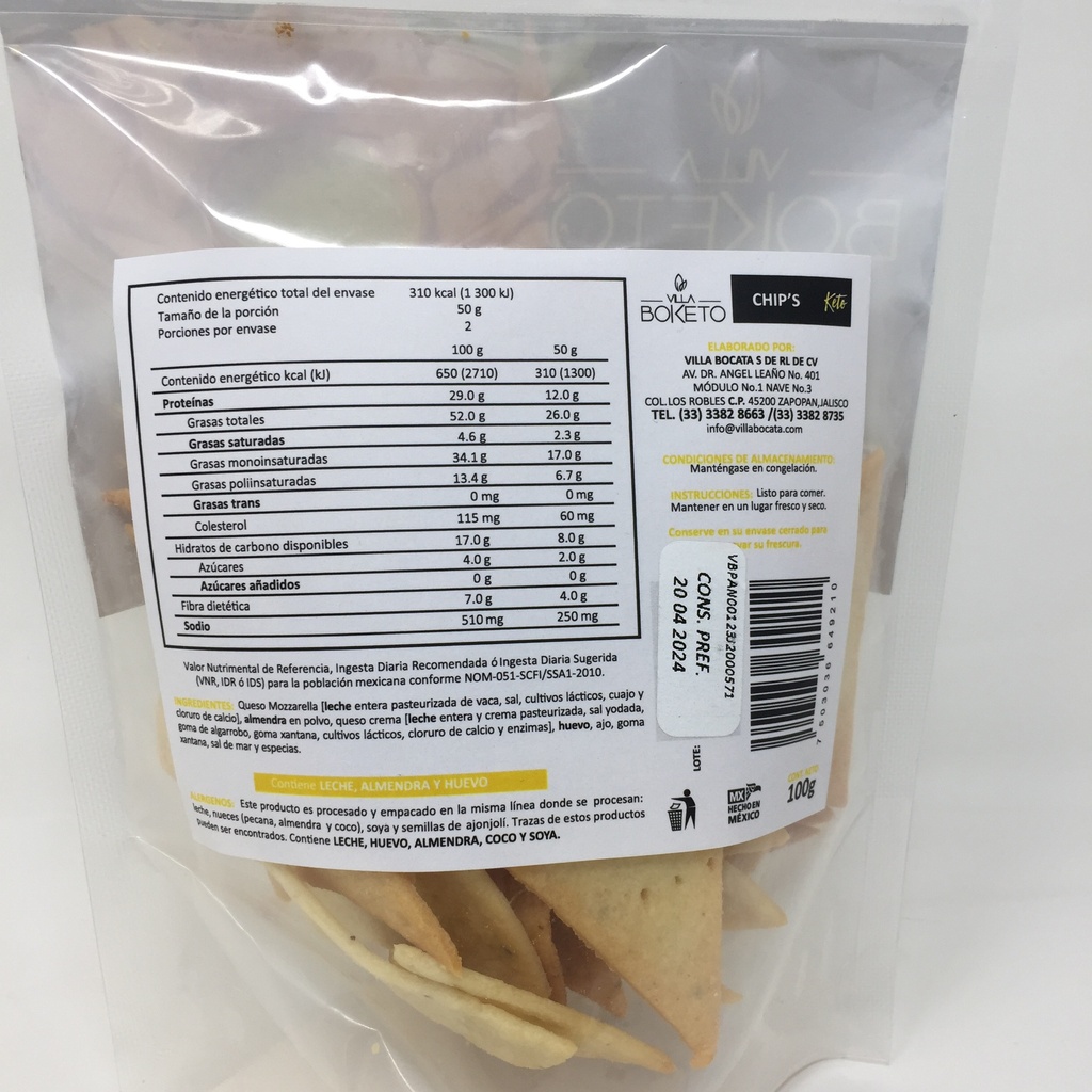Villa Bocata | Chips Finas Hierbas