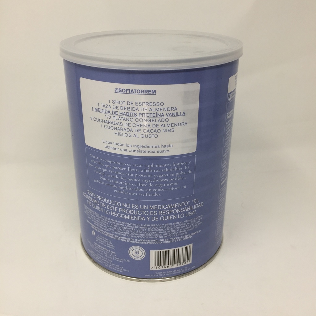 Habits | Probiotico Vainilla| 488 g