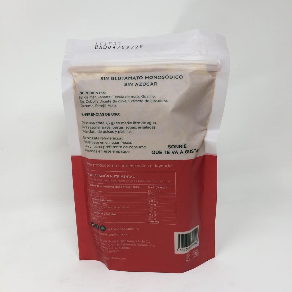 Zona Organikum Consome Jitomate y Guajillo 300 g
