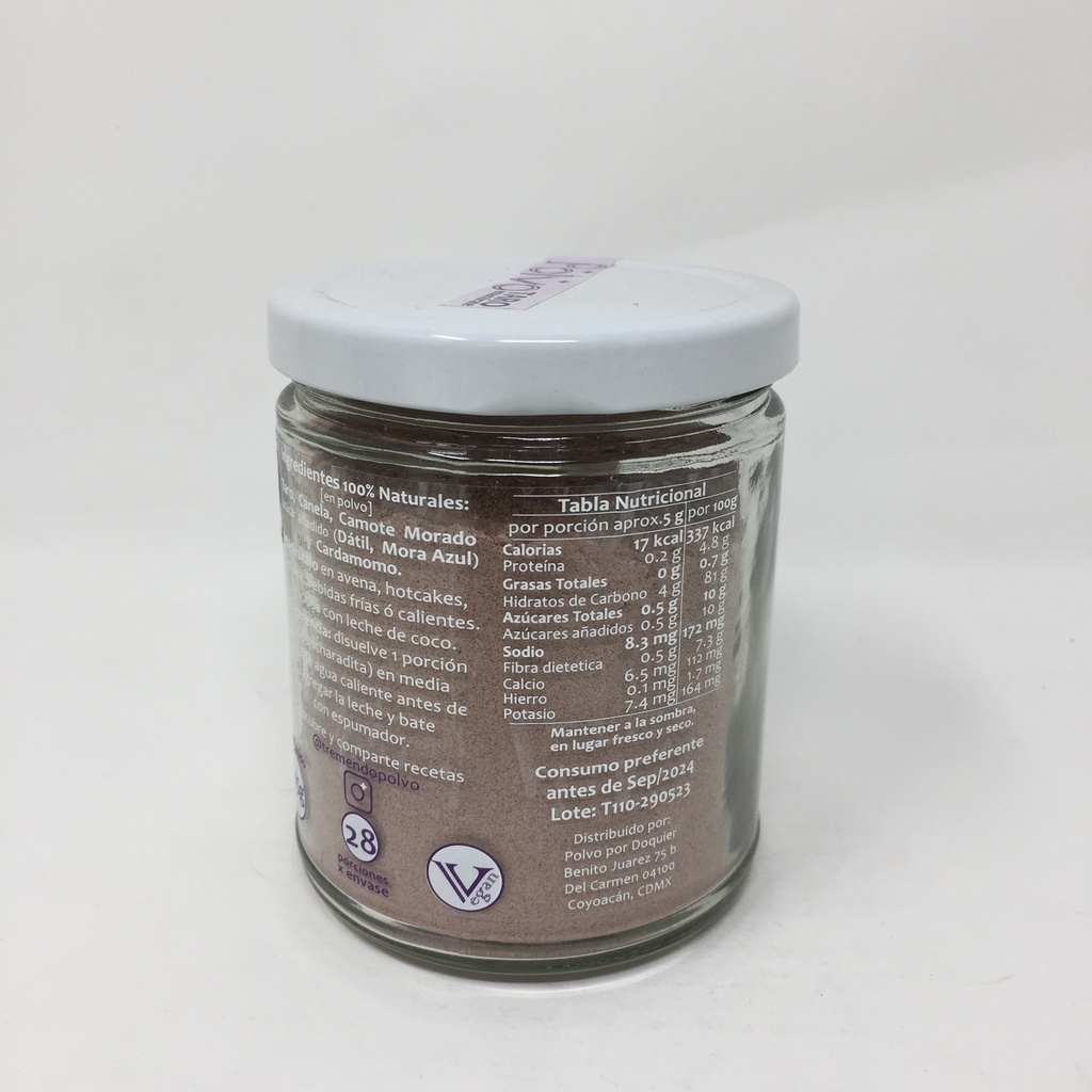 Tremendo Polvo | Taro Mora Azul y Cardamomo | 145 grs