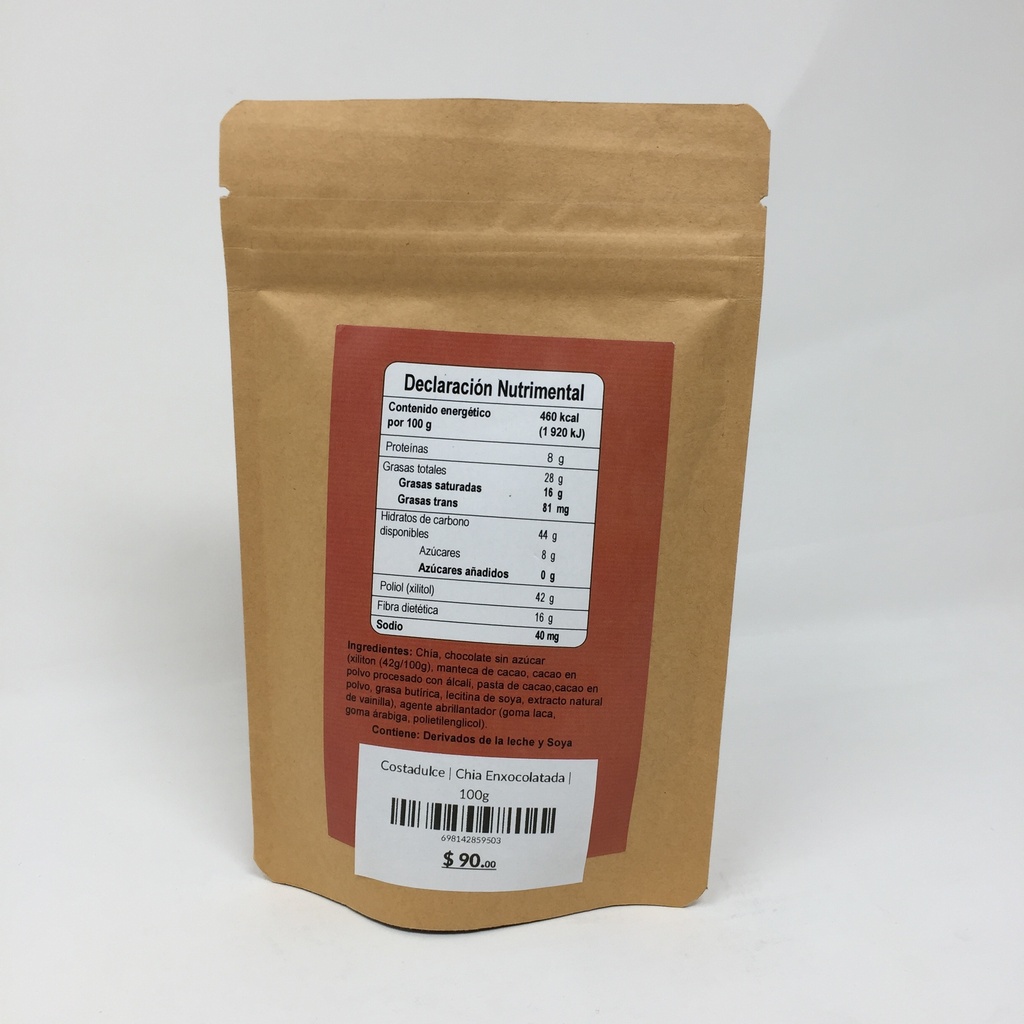 Costadulce | Chia Enxocolatada | 100g