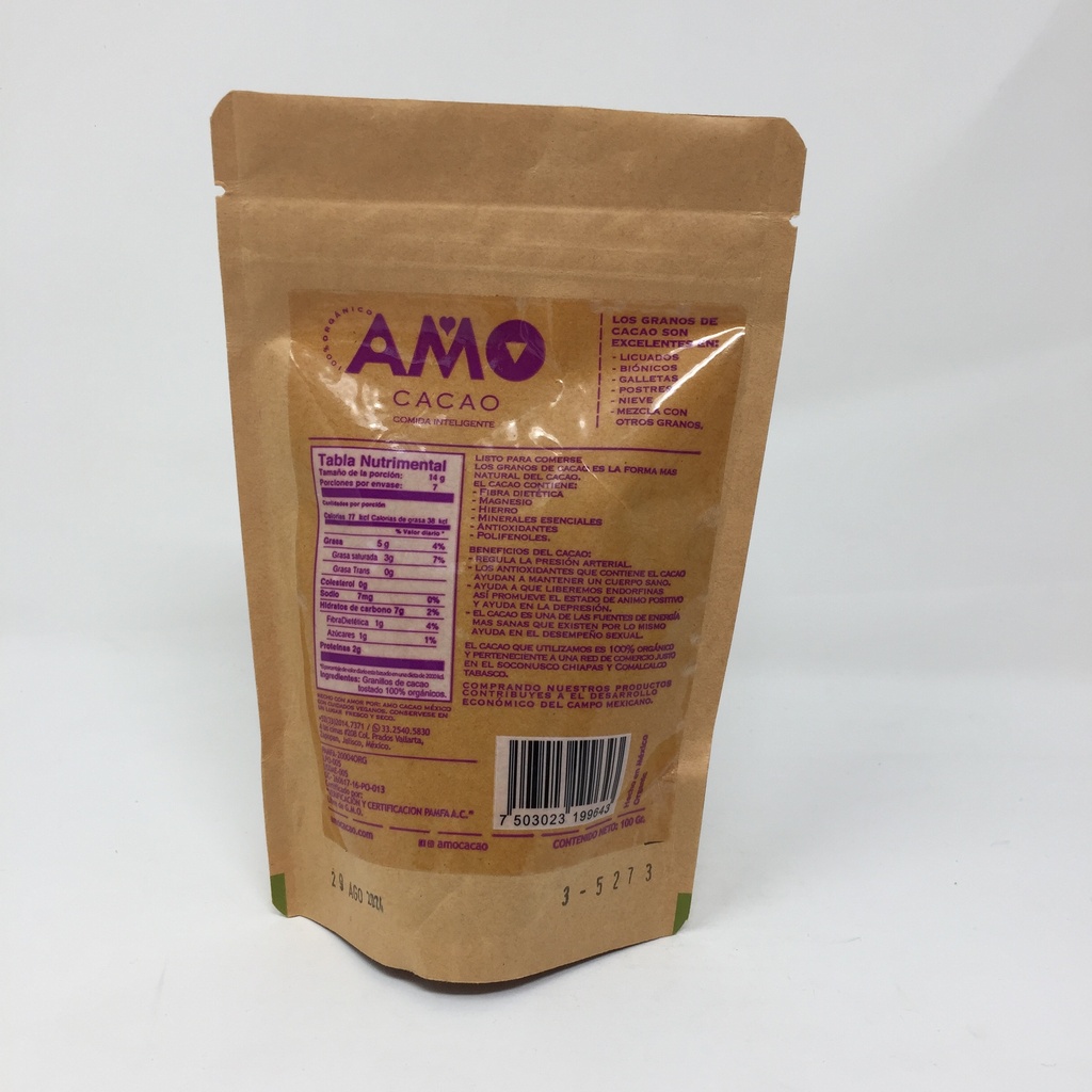 MNMS | Nibs Cacao Tostado | 100 grs