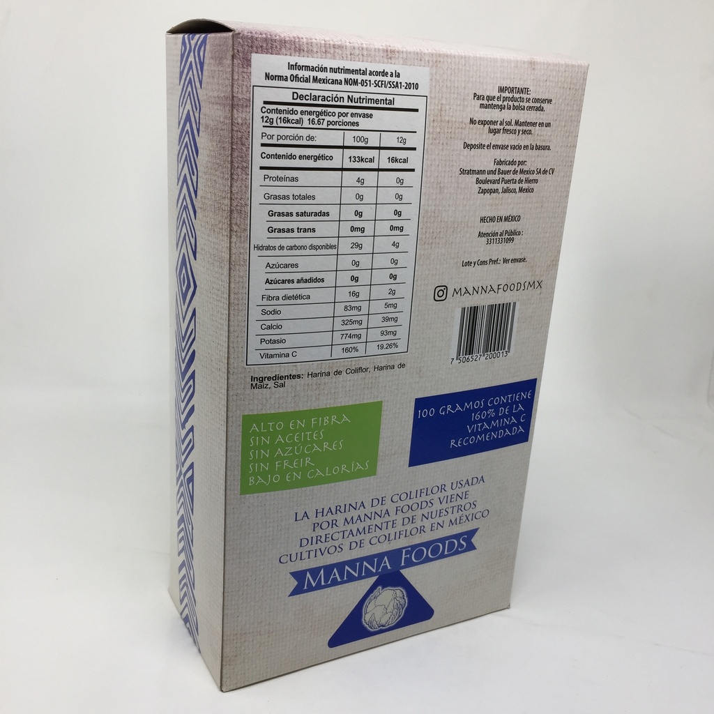 MNMS | Totopos de Coliflor | 200 grs