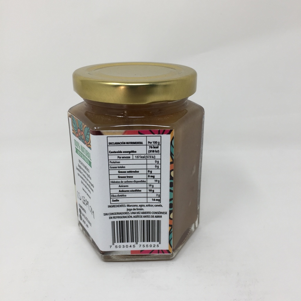 Jappi | Mermelada de Manzana Canela Cero | 180g