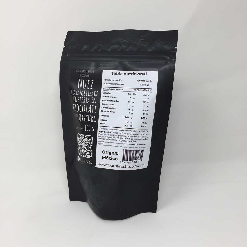 Tout Dans | Chocolate Obscuro | 100 g