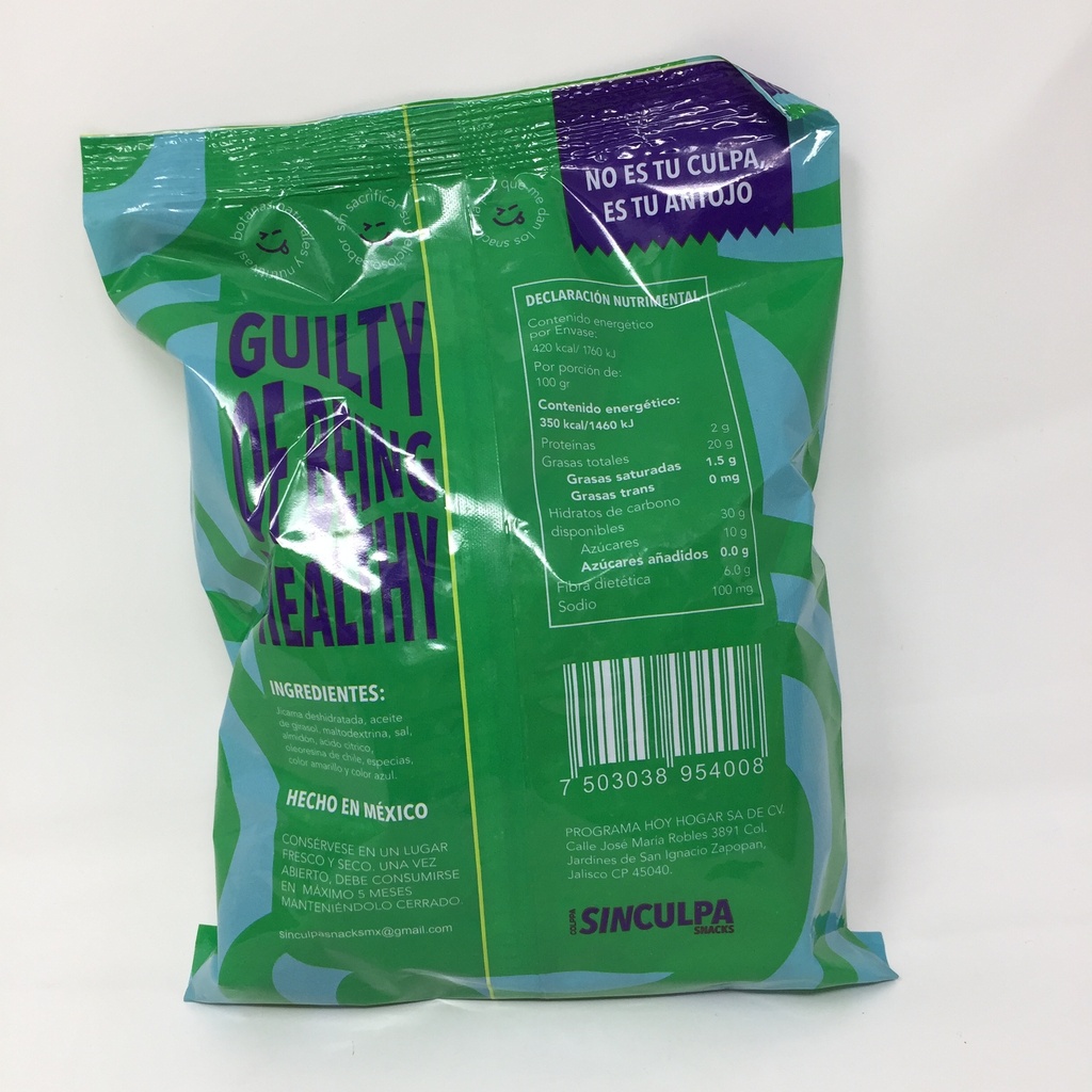Sin Culpa | Jicama Chips Jalapeños