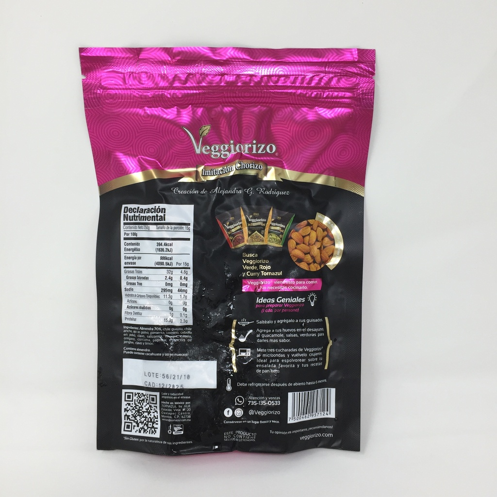 Tornazul | Veggiorizo Keto | 250 grs