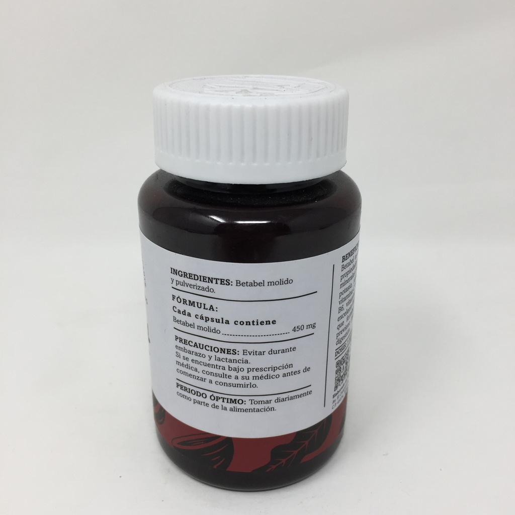 Danatura | Capsulas Veganas de Betabel | 60 capsulas