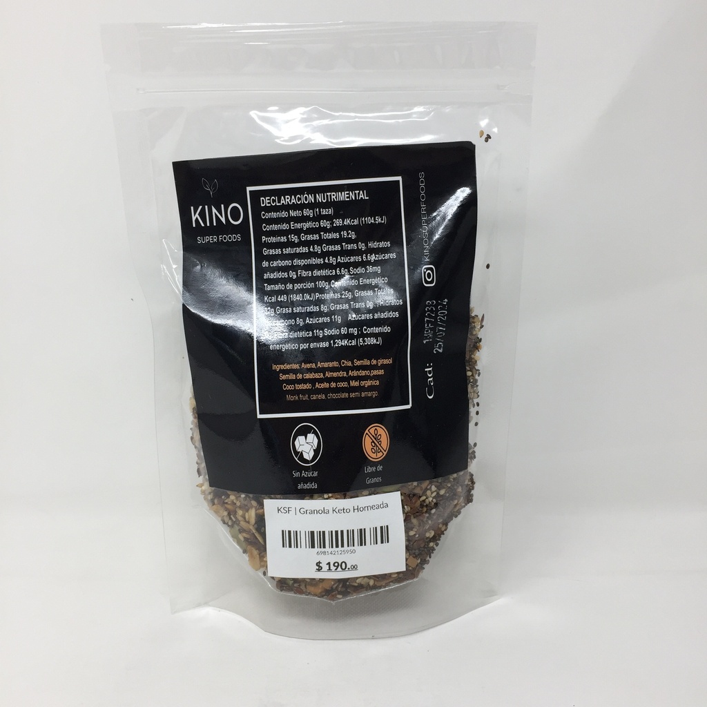 Kino Super Foods | Granola Keto Horneada