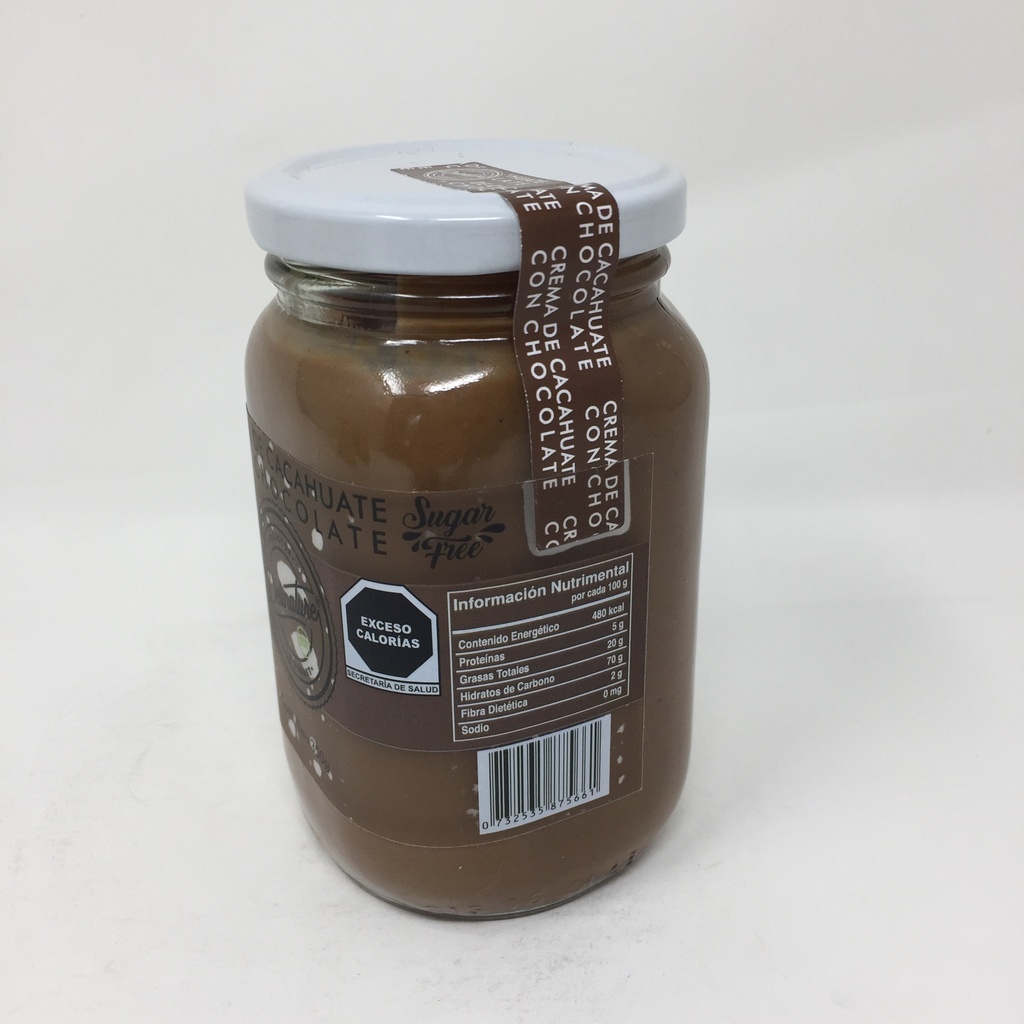 Delinature | Crema de Cacahuate con Chocolate | 350g