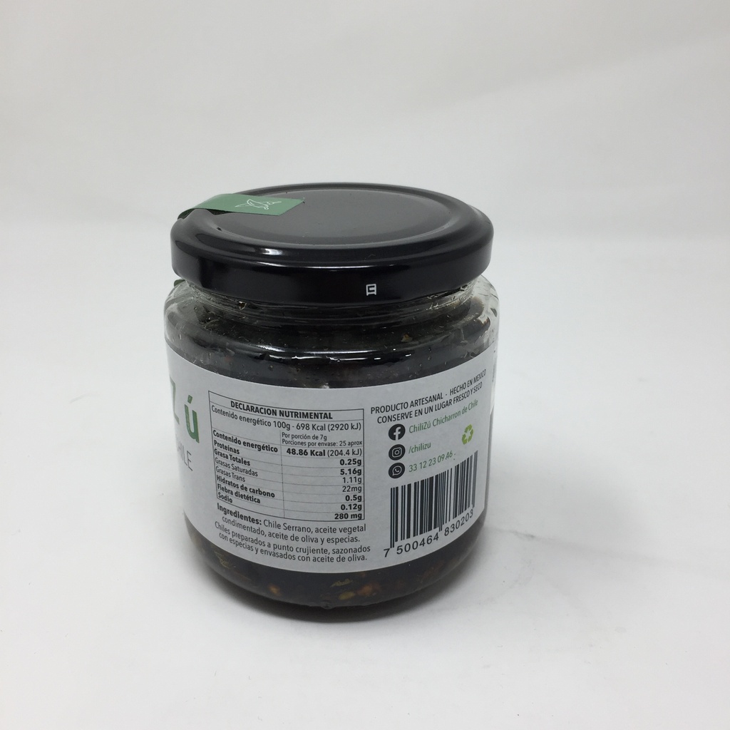 Chilizu | Chicharron Serrano | 160 grs
