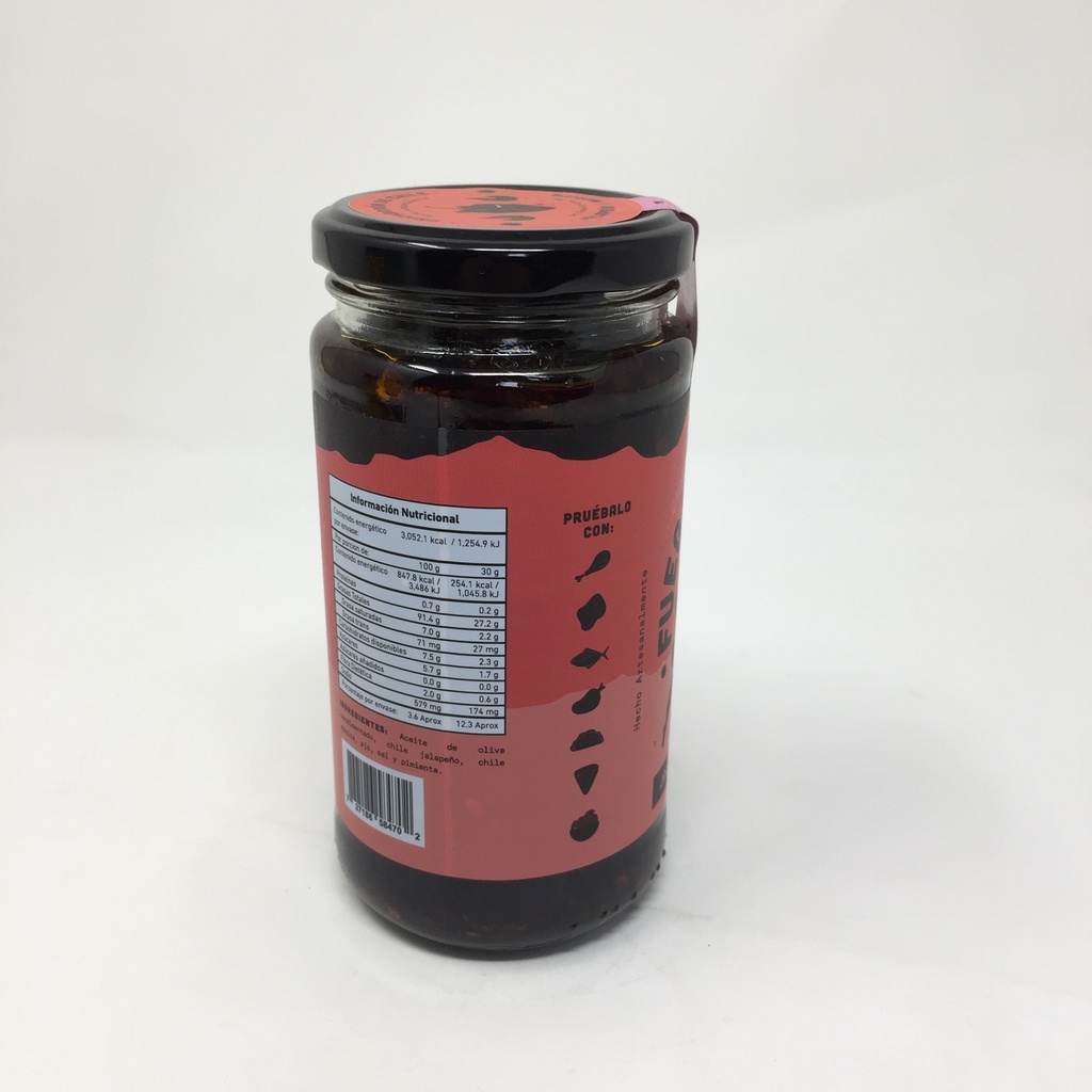 MNMS | Chicharron Chile Jalapeño y Morita | 300 ml