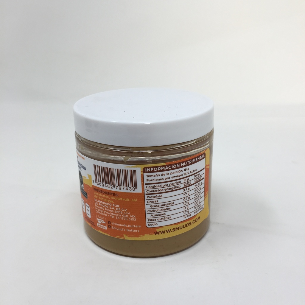 MNMS | Crema de Cacahuate Smuuds | 200 grs