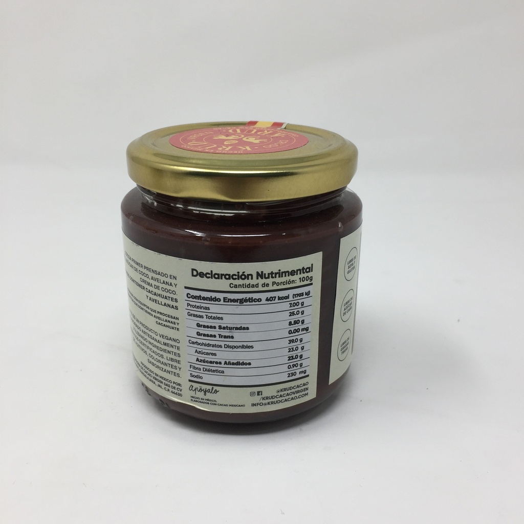 KaraDeniz | Crema de Cacao con Avellana | Krud 200 grs
