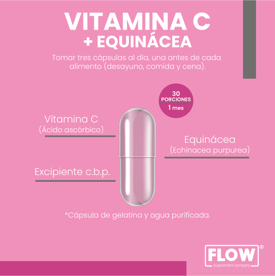 Flow | Vitamina C  | 90 capsulas