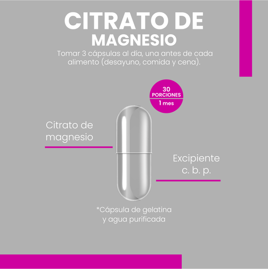 Flow | Citrato de Magnesio | 90 capsulas