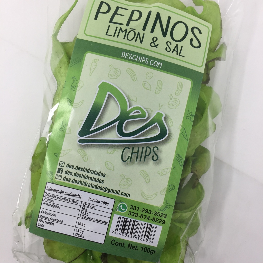 Deschips Pepino Limon y Sal