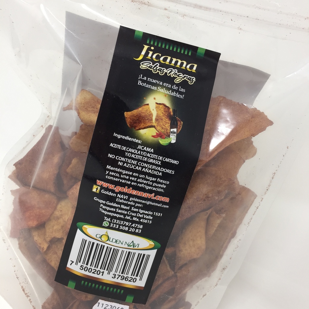 Golden Navy | Jicama Horneada Salsas Negras | 120grs