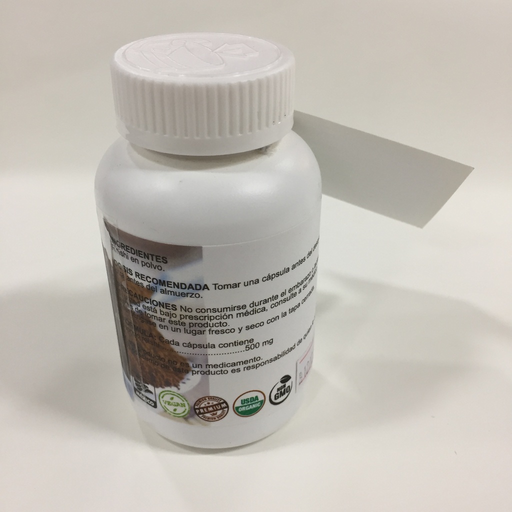 Viridi | Hongo Reishi 100% puro | 60 cápsulas