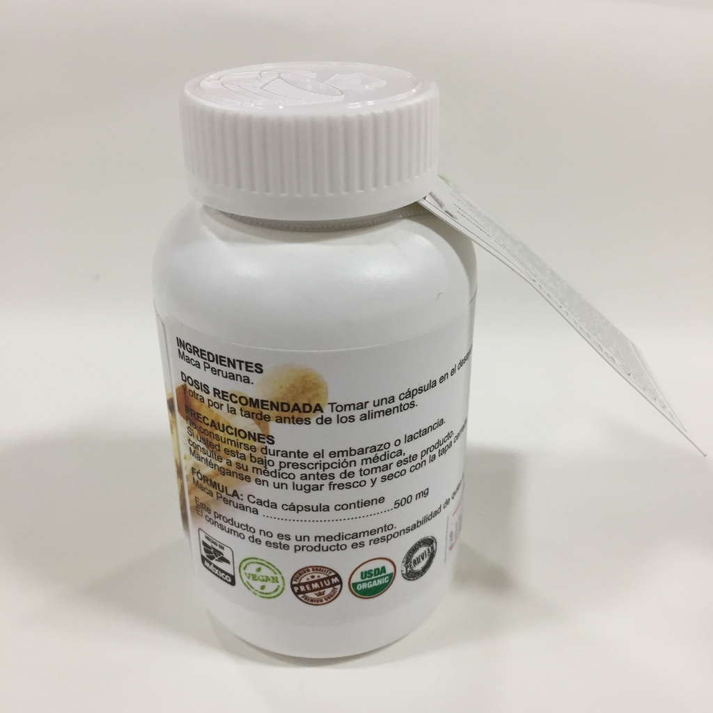 Viridi | Maca Peruana 100% puro | 60 cápsulas