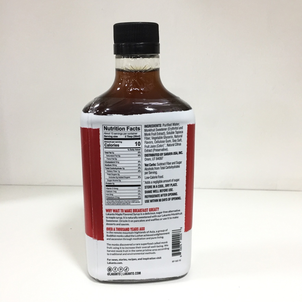 Lakanto | Jarabe de Maple Keto | 384 ml
