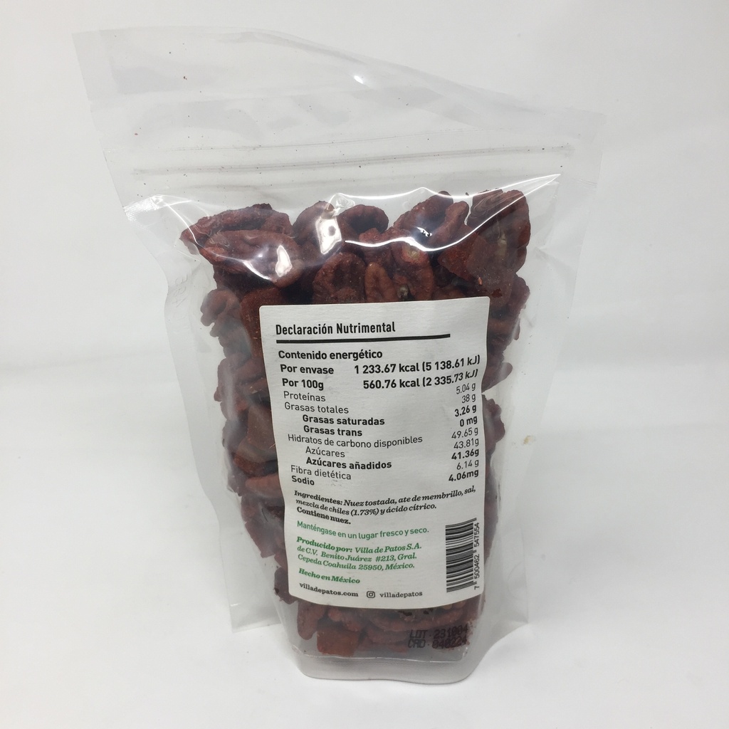 Villa de Patos | Mezcla de Nuez y Frutas con Chile  | 220grs