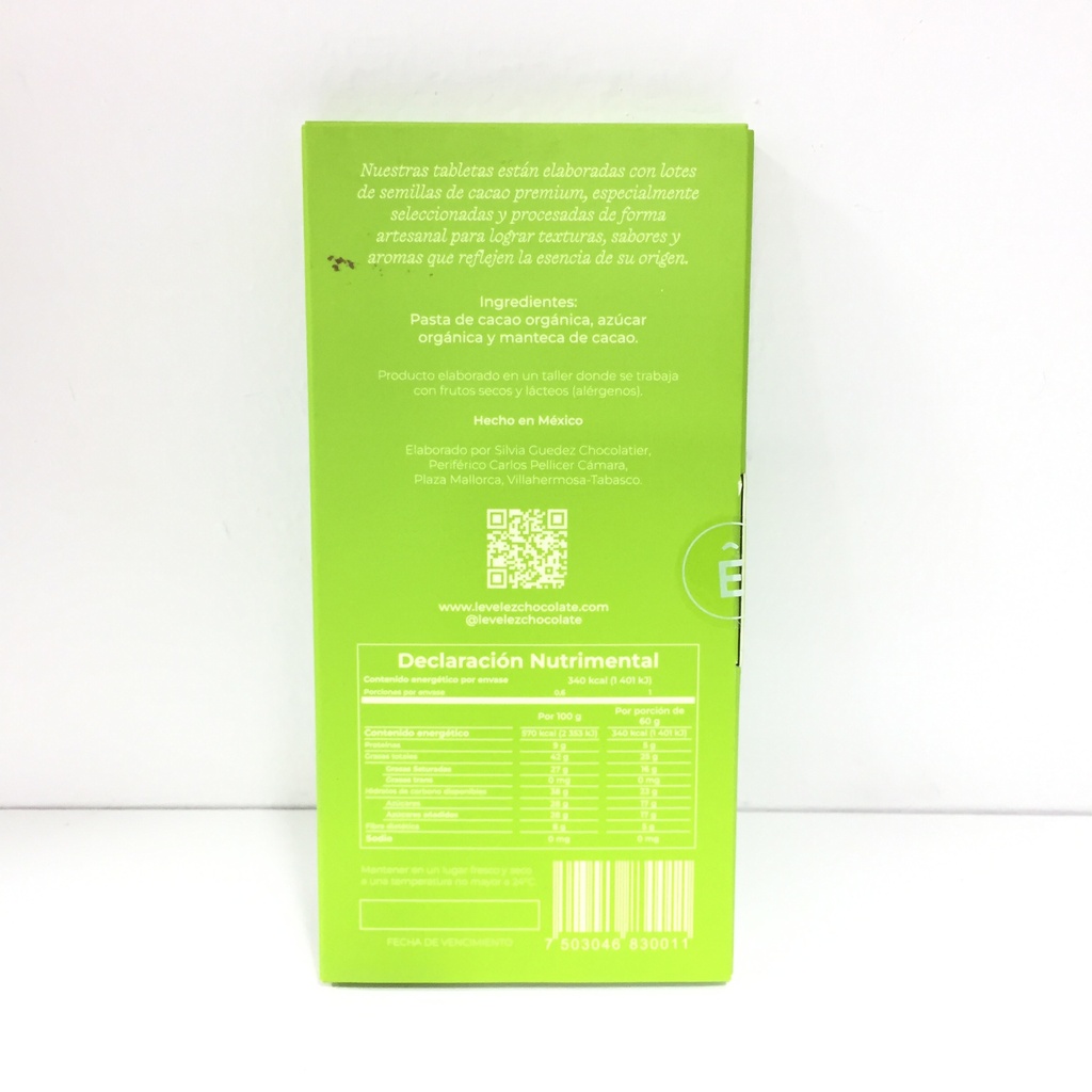 Levelez | Chocolate Blend 73% Mexico | 60g