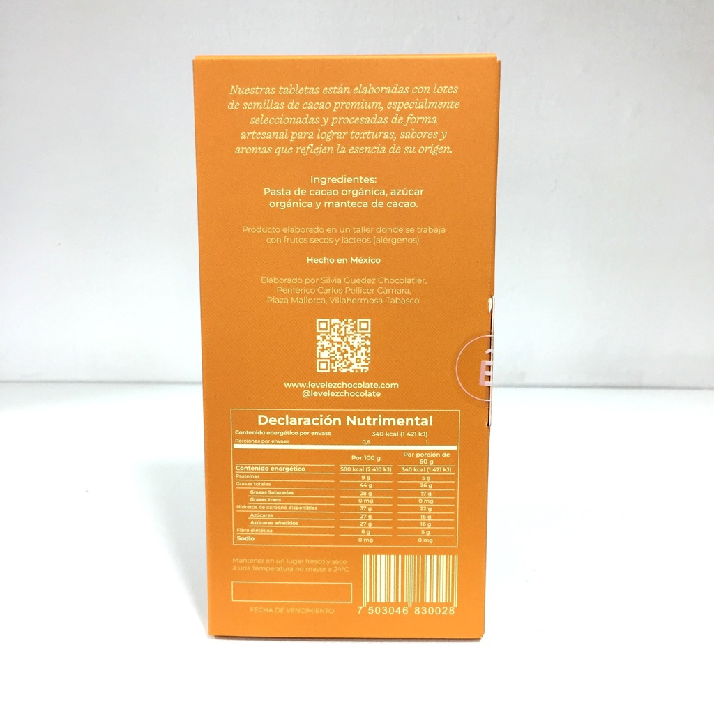 Levelez | Chocolate Trinitario 75% Mexico | 60g