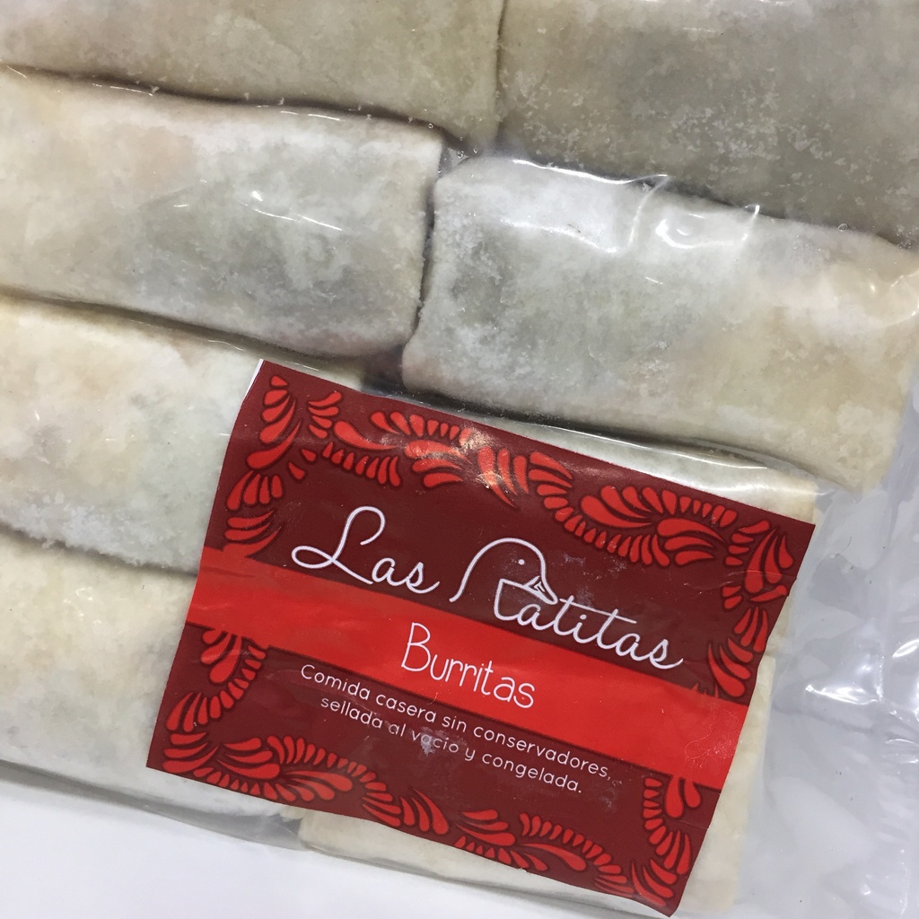 Las Patitas | Mini Burritas | Paq 8pz