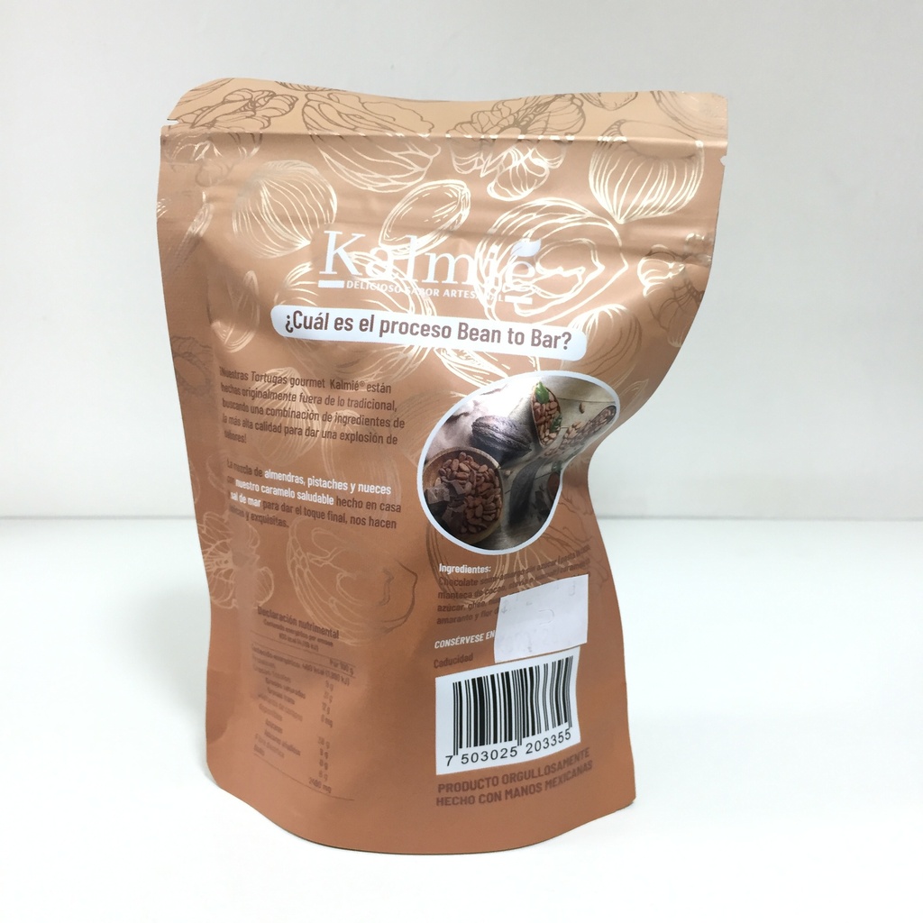 Kalmie | Tortugas Cubiertas de Chocolate Obscuro | MNMS 150g