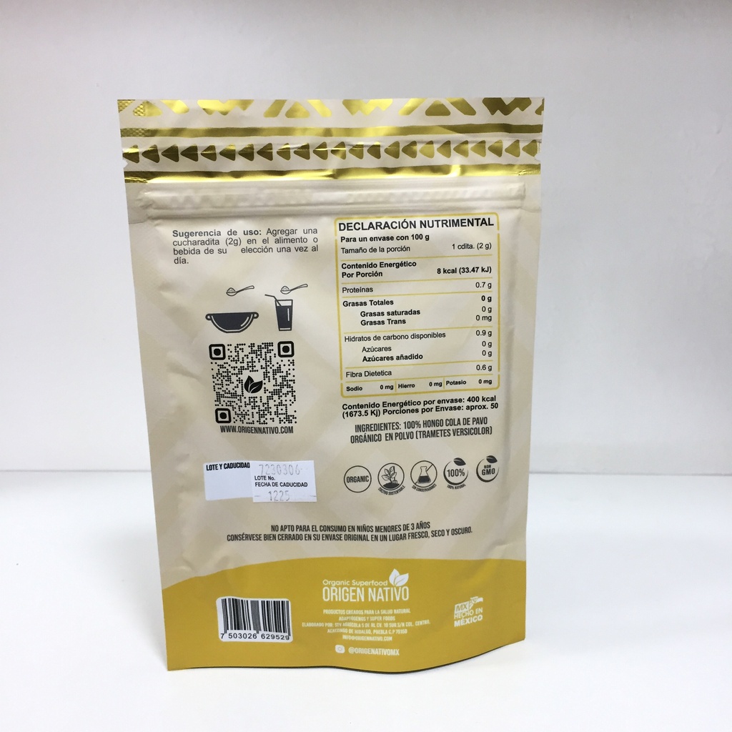 Origen Nativo | Cola de Pavo | 100g