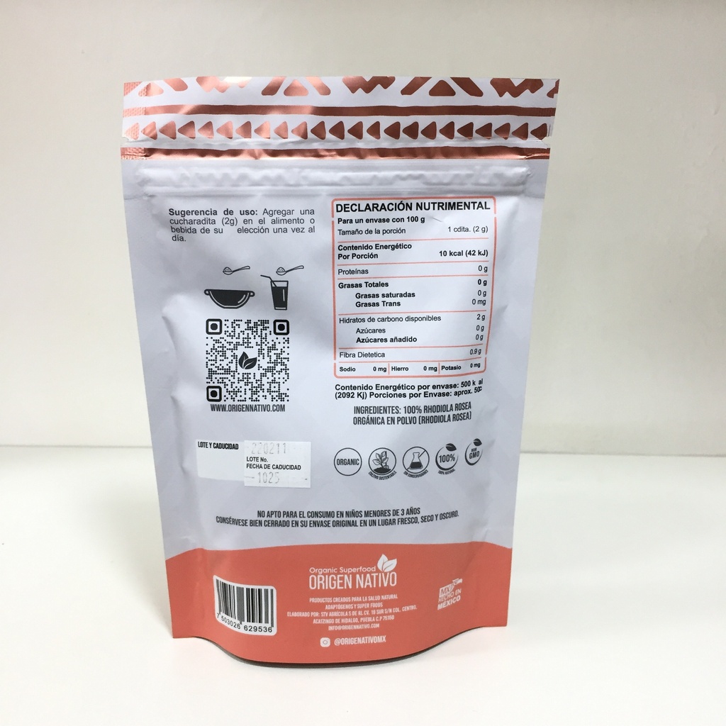Origen Nativo | Rodhiola Rosea | 100g
