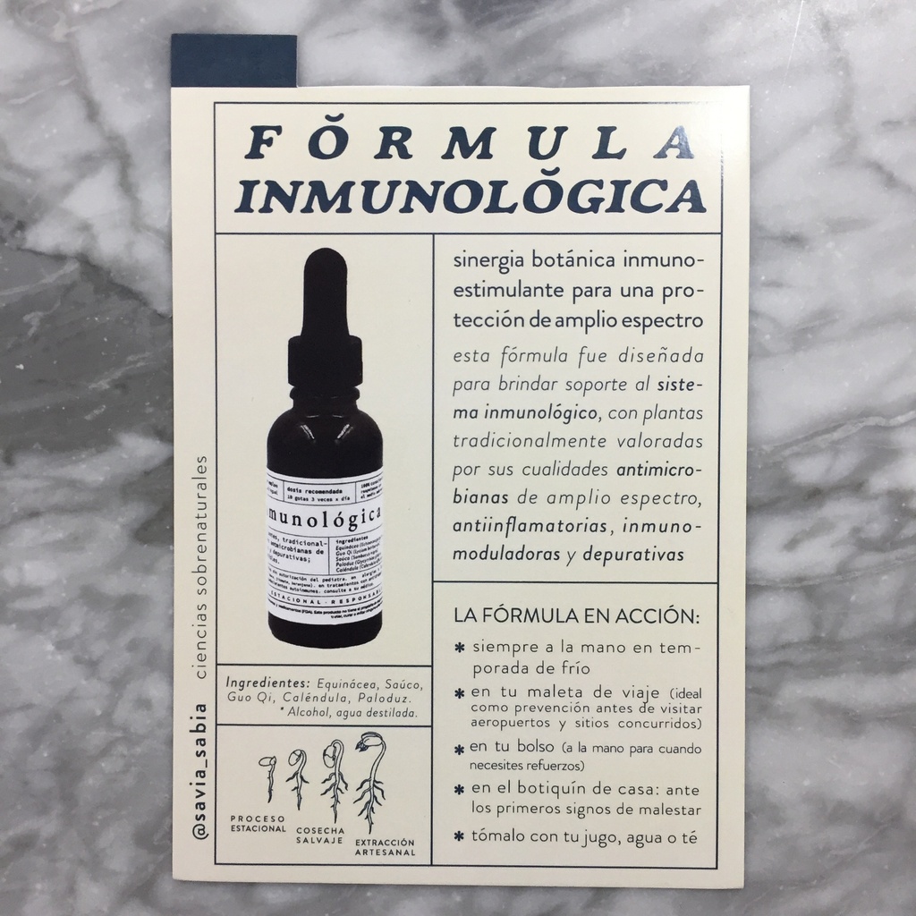Savia Sabia | Formula Inmunológica | 30 ml