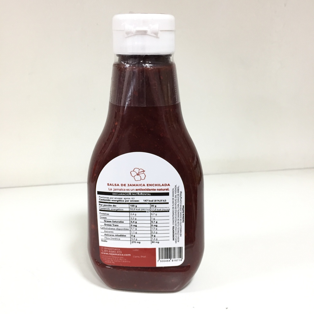 Rojamaica | Salsa de Jamaica | 250 grs