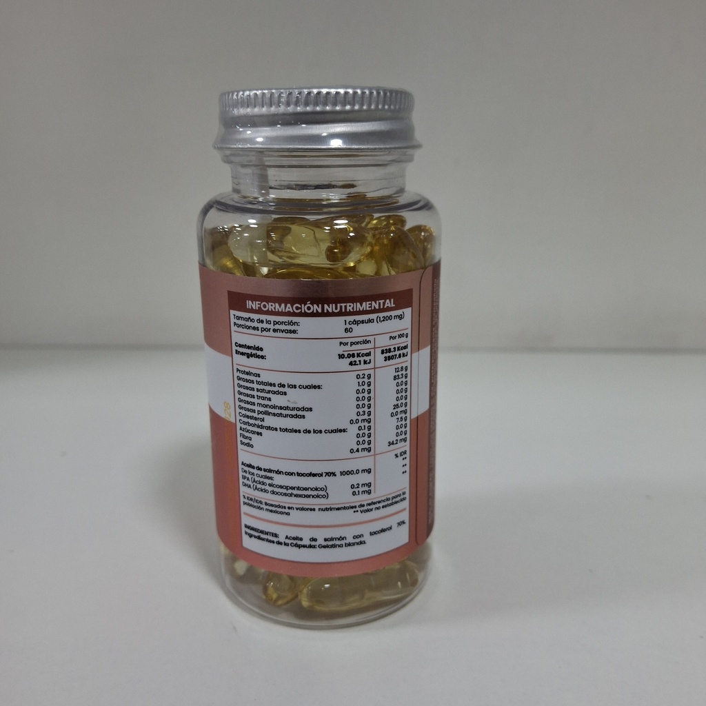 Flow | Omega 3 + Salmon Oil + Vitamina E | 60 Capsulas
