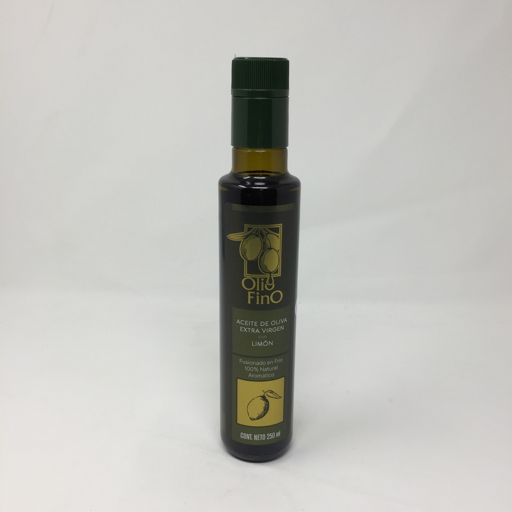 Aceite de Oliva Extra Virgen con Limón (Kosher) | Olio Fino 250 ml