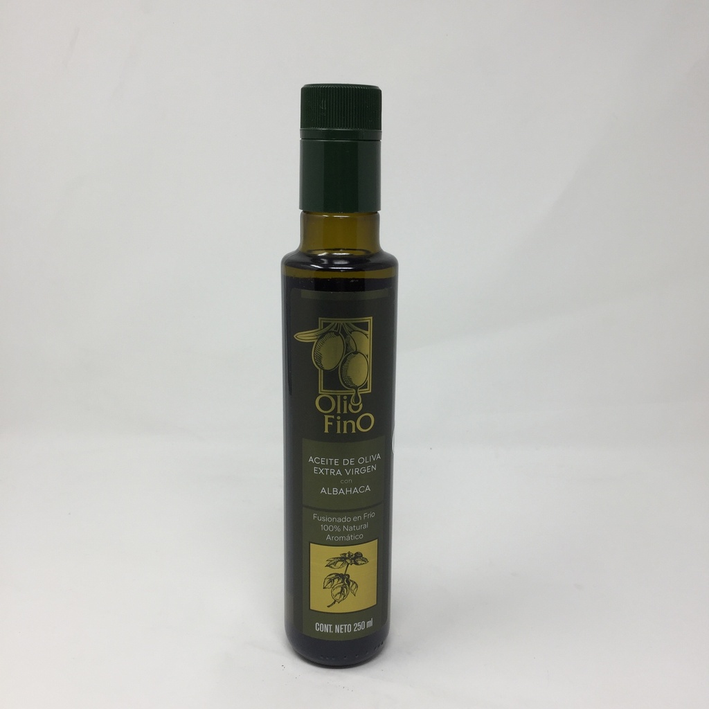 Aceite de Oliva con Albahaca | Olio Fino 250 ml