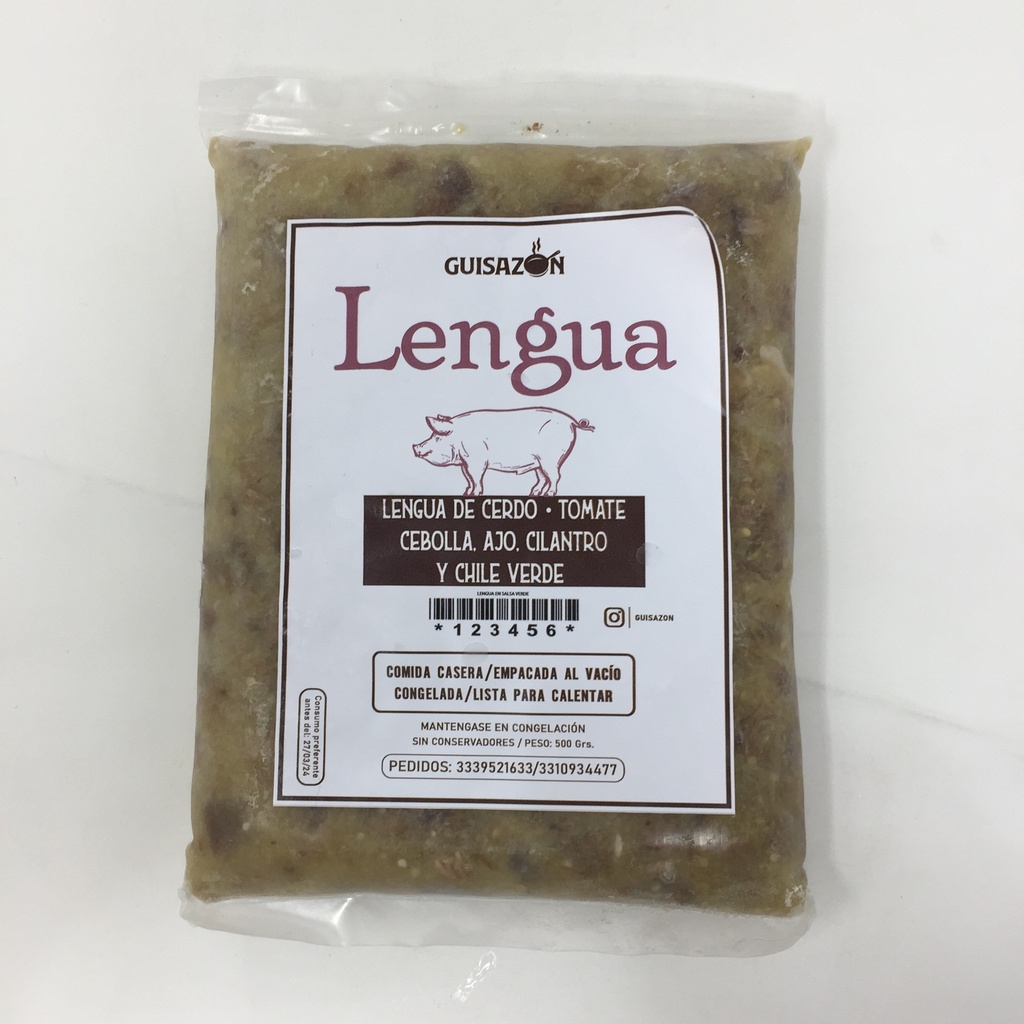 Lengua en Salsa Verde | Guisazon 500 grs