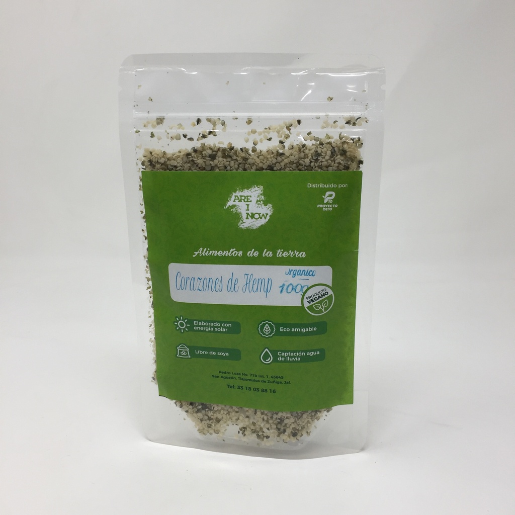 Corazones de Hemp Organicos | Artesano 100 grs