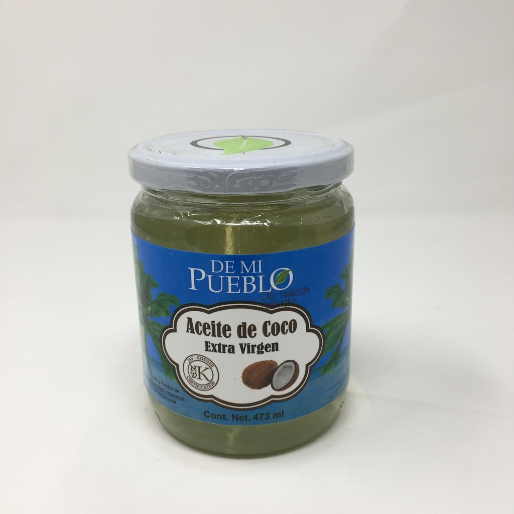 Pueblo Aceite de Coco Extravirgen Kosher | Artesano 473 ml