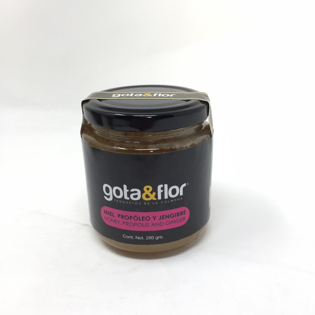 Miel con Propoleo y Jengibre | Gota y Flor 280 grs