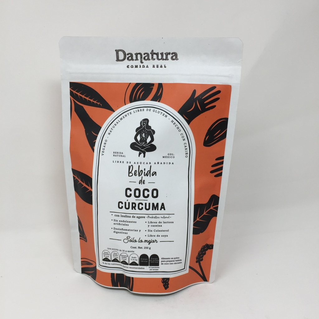 Lechada de Coco y Curcuma | Danatura 250 grs