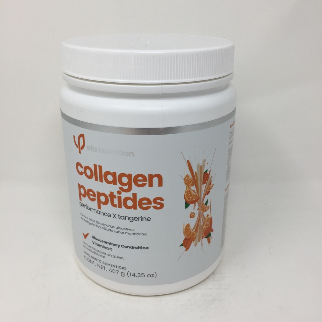 Collagen Peptides Tangerine | Ela Nutrition 407 grs