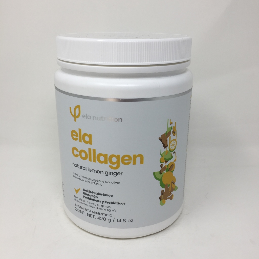 Collagen Lemon Ginger | Ela Nutrition 420 grs
