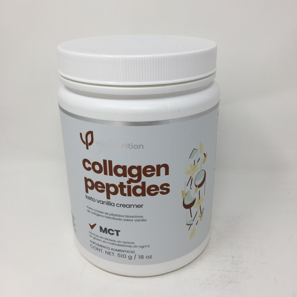 Collagen Keto Vanilla Creamer | Ela Nutrition 510 grs