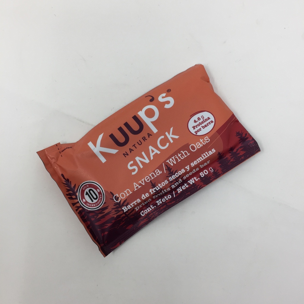 Barra Energética Avena y Datil Kuups | MNMS 50 grs