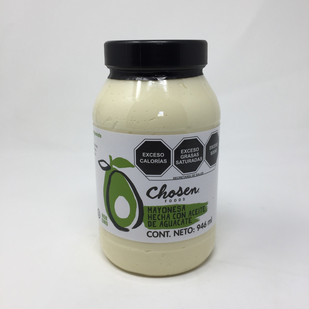 Mayonesa con Aceite de Aguacate | Chosen Foods 946 ml