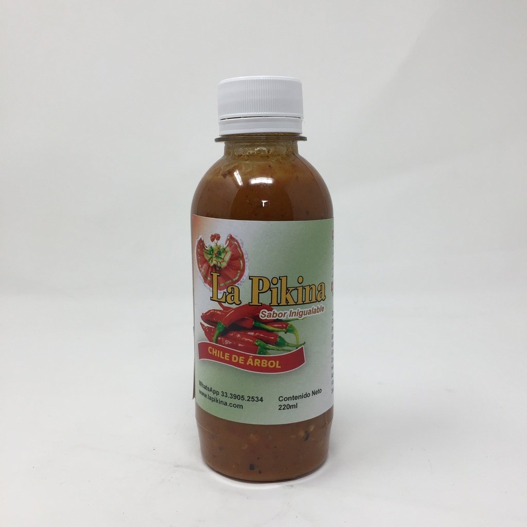 La Pikina | Salsa de Chile de Arbol | 220 ml