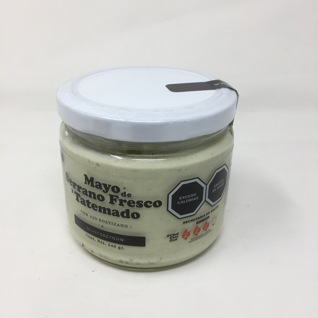 Mayonesa de Serrano Tatemado | CecyGon 240 grs