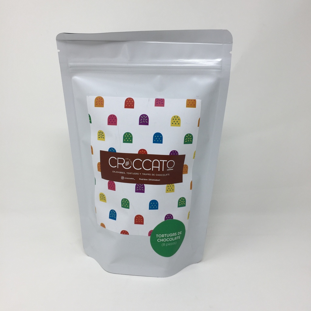 Tortugas de Chocolate Tradicional | Croccato 8 pzs